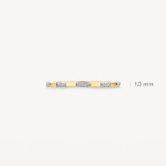 Blush Ring in 585/14 Karat Gelbgold mit Zirkonia - 1260YZI