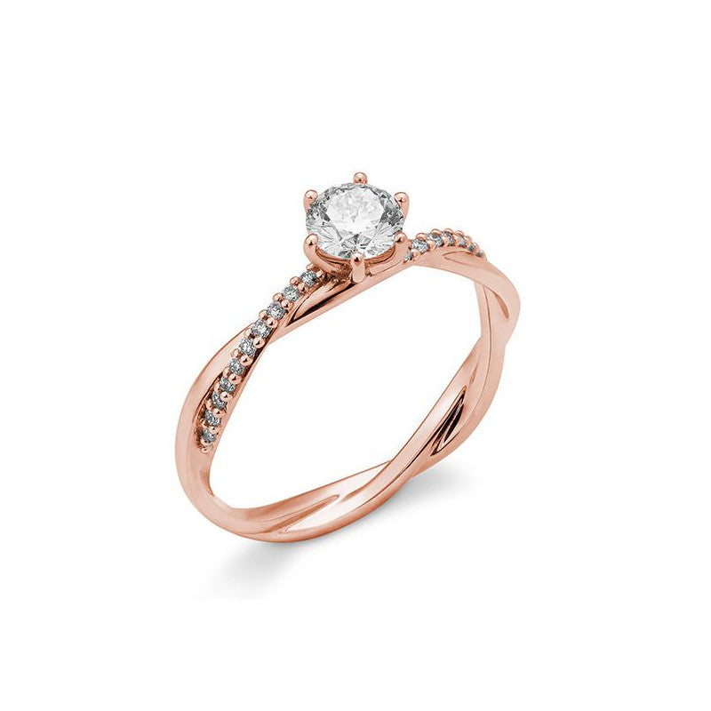 Breuning 6er Krappe Verlobungsring mit Diamanten - 41/06252