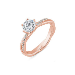 Breuning 6er Krappe Verlobungsring mit Diamanten - 41/06252