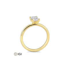 Breuning Emerald Verlobungsring mit Labordiamanten - 41063200