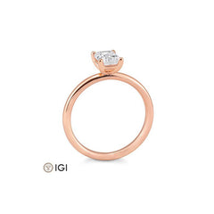 Breuning Emerald Verlobungsring mit Labordiamanten - 41063200