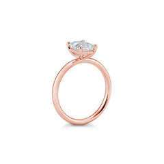 Breuning Emerald Verlobungsring mit Labordiamanten - 41063200