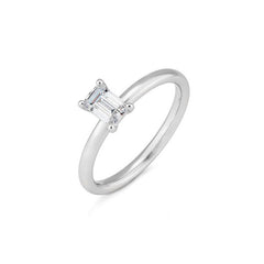 Breuning Emerald Verlobungsring mit Labordiamanten - 41063200