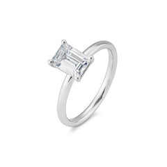 Breuning Emerald Verlobungsring mit Labordiamanten - 41063200