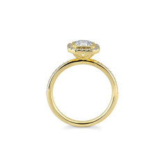 Breuning Carre Verlobungsring mit Labordiamanten - 41063260