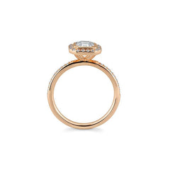 Breuning Carre Verlobungsring mit Labordiamanten - 41063260