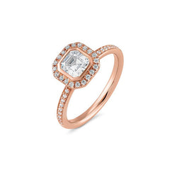 Breuning Carre Verlobungsring mit Labordiamanten - 41063260