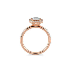 Breuning Carre Verlobungsring mit Labordiamanten - 41063260