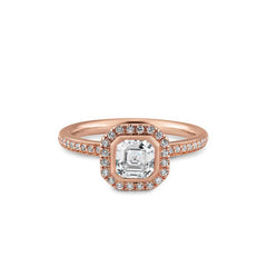 Breuning Carre Verlobungsring mit Labordiamanten - 41063260