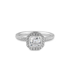 Breuning Carre Verlobungsring mit Labordiamanten - 41063260