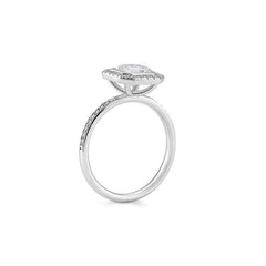 Breuning Carre Verlobungsring mit Labordiamanten - 41063260