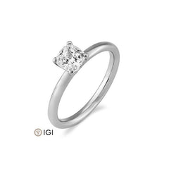 Breuning Cushion Verlobungsring mit Labordiamanten - 41063170