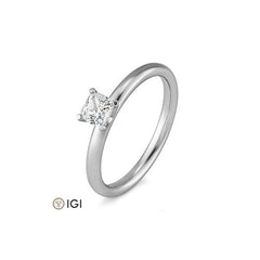 Breuning Cushion Verlobungsring mit Labordiamanten - 41063170