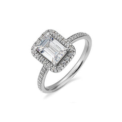 Breuning Emerald Verlobungsring mit Diamanten - 41/06329