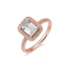 Breuning Emerald Verlobungsring mit Diamanten - 41/06329