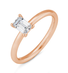 Breuning Emerald Verlobungsring mit Labordiamanten - 41063200