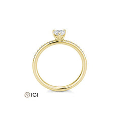 Breuning Herz Verlobungsring mit Labordiamanten - 41062420