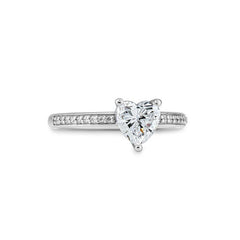 Breuning Herz Verlobungsring mit Labordiamanten - 41062420