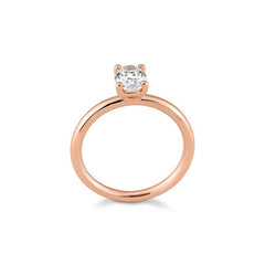 Breuning Oval Verlobungsring mit Labordiamanten - 41063230