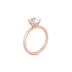 Breuning Oval Verlobungsring mit Labordiamanten - 41063230