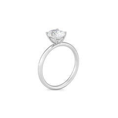 Breuning Oval Verlobungsring mit Labordiamanten - 41063230