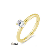 Breuning Ovale Verlobungsring mit Diamant - 41/06323