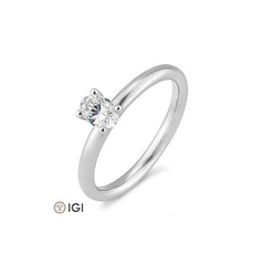 Breuning Ovale Verlobungsring mit Diamant - 41/06323