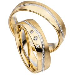 Linden Trauringe / Eheringe Bicolor Wädenswil - 1451/1452