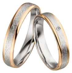 Linden Trauringe / Eheringe Bicolor Zurzach - 1335/1336