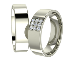 Linden Trauringe / Eheringe Herrliberg - 813/812