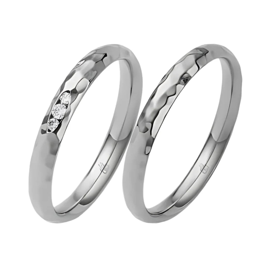 Rauschmayer Trauringe mit 3 Brillanten 0.040 ct. - 03089