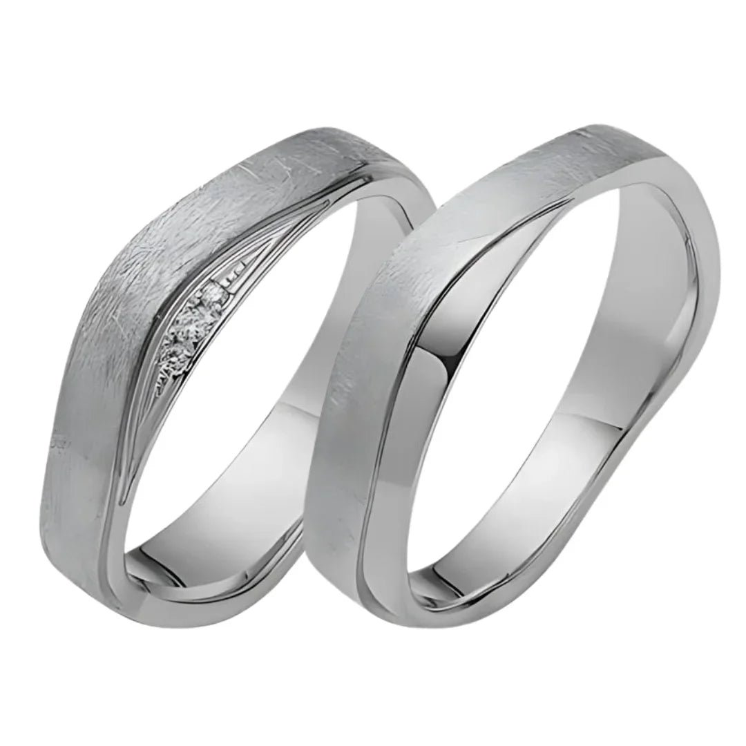 Rauschmayer Trauringe mit 3 Brillanten 0,02 ct. - 05690