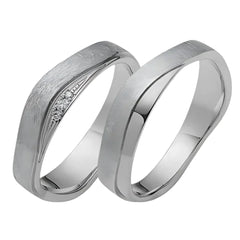 Rauschmayer Trauringe mit 3 Brillanten 0,02 ct. - 05690