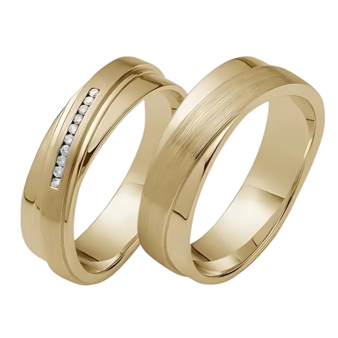 Rauschmayer Trauringe mit 10 Brillanten 0,05 ct. - 06407