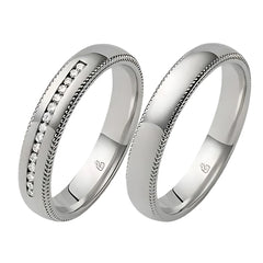 Rauschmayer Trauringe mit 15 Brillanten 0.1125 ct. - 04116