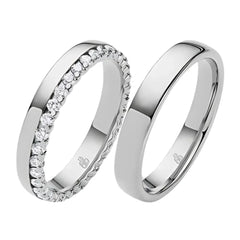 Rauschmayer Trauringe mit 34 Brillanten 0.68 ct. - 04927