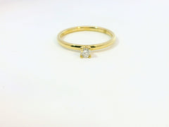 Linden Verlobungsring in 18 Karat - 750 Gelbgold mit Diamanten - YZ0004287