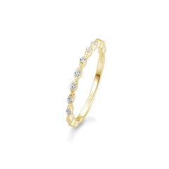 Breuning Fantasy 18 Karat Gold Memoire Ring mit Diamant 0.105 ct. - 41/05708