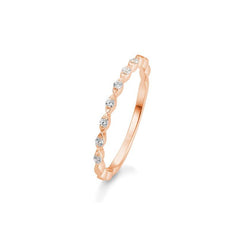 Breuning Fantasy 18 Karat Gold Memoire Ring mit Diamant 0.105 ct. - 41/05708