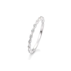 Breuning Fantasy 18 Karat Gold Memoire Ring mit Diamant 0.105 ct. - 41/05708