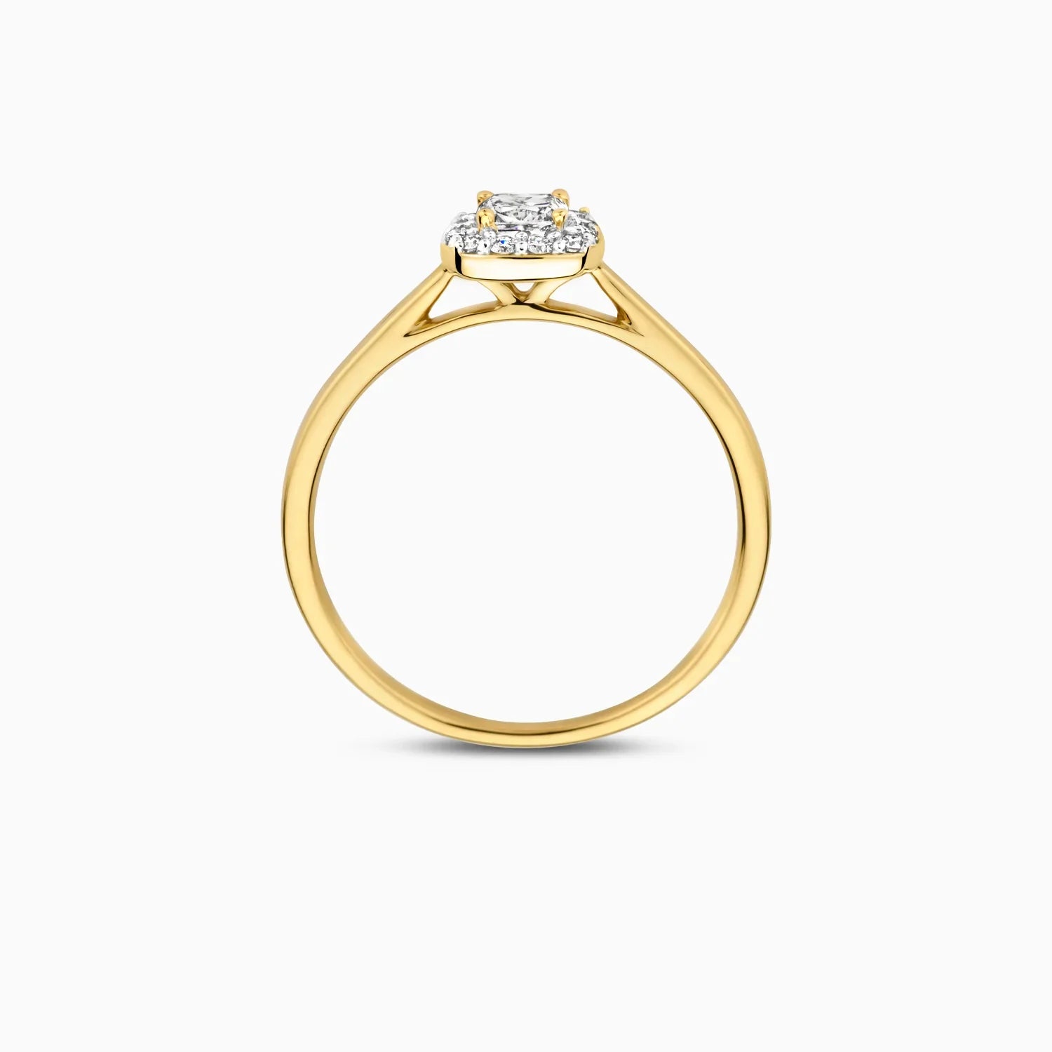 Blush Verlobungsringe in 585/14 Karat Gelbgold mit Labordiamanten - LG1009Y