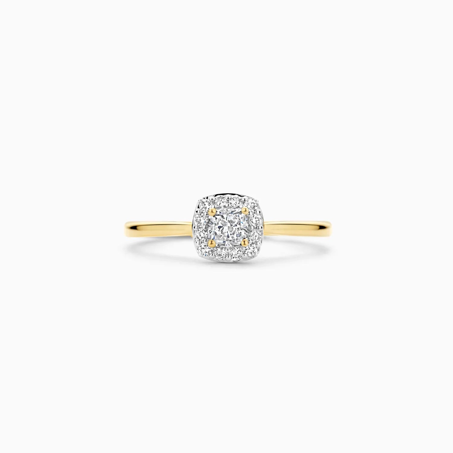 Blush Verlobungsringe in 585/14 Karat Gelbgold mit Labordiamanten - LG1009Y