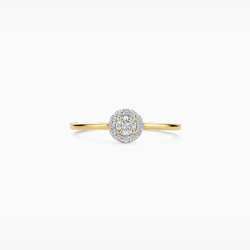 Blush Verlobungsringe Ring in 585/14 Karat Gelbgold mit Labordiamant - LG1023Y