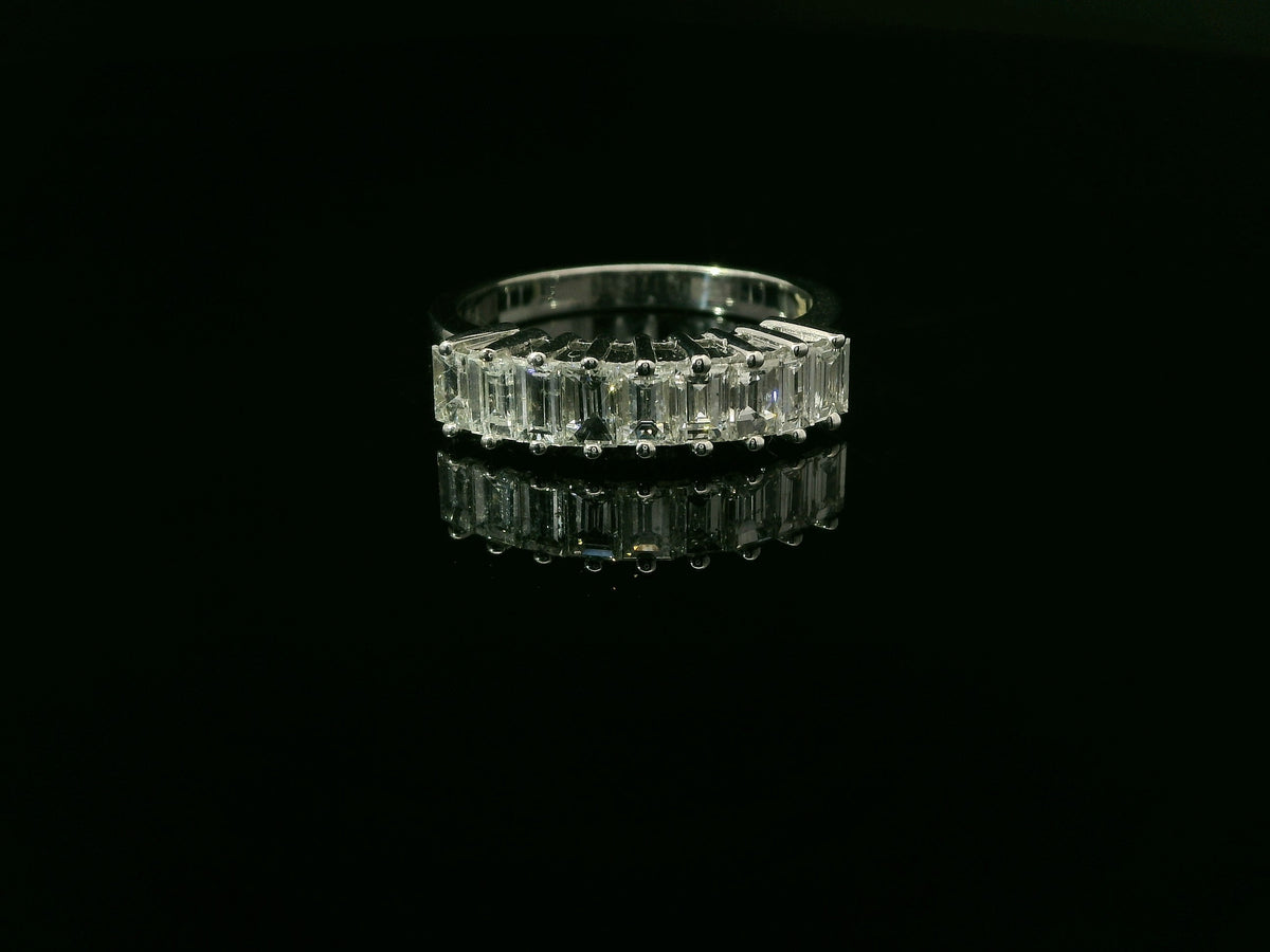 Linden Verlobungsring in 18 Karat - 750 Weissgold mit Diamanten - BYZ0005015