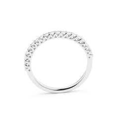 Facet Classic 18 K Weissgold Memoiring mit 19 Diamanten 0.30 ct.
