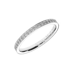 Halb-Memoire Gold Damenring mit 20 Diamanten - ETH M 0008