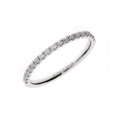 Linden Halb-Memoire Gold Ring mit 18 Gefassten Diamanten - ETH 001