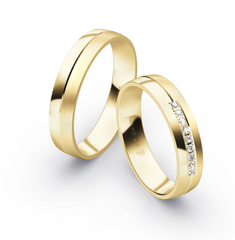 Rauschmayer First Individuell Love - Trauringe mit 9 Brillanten 0.09 ct.