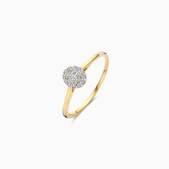 Blush Verlobungsringe in 585/14 Karat Gelbgold mit Labordiamant - LG1021Y 