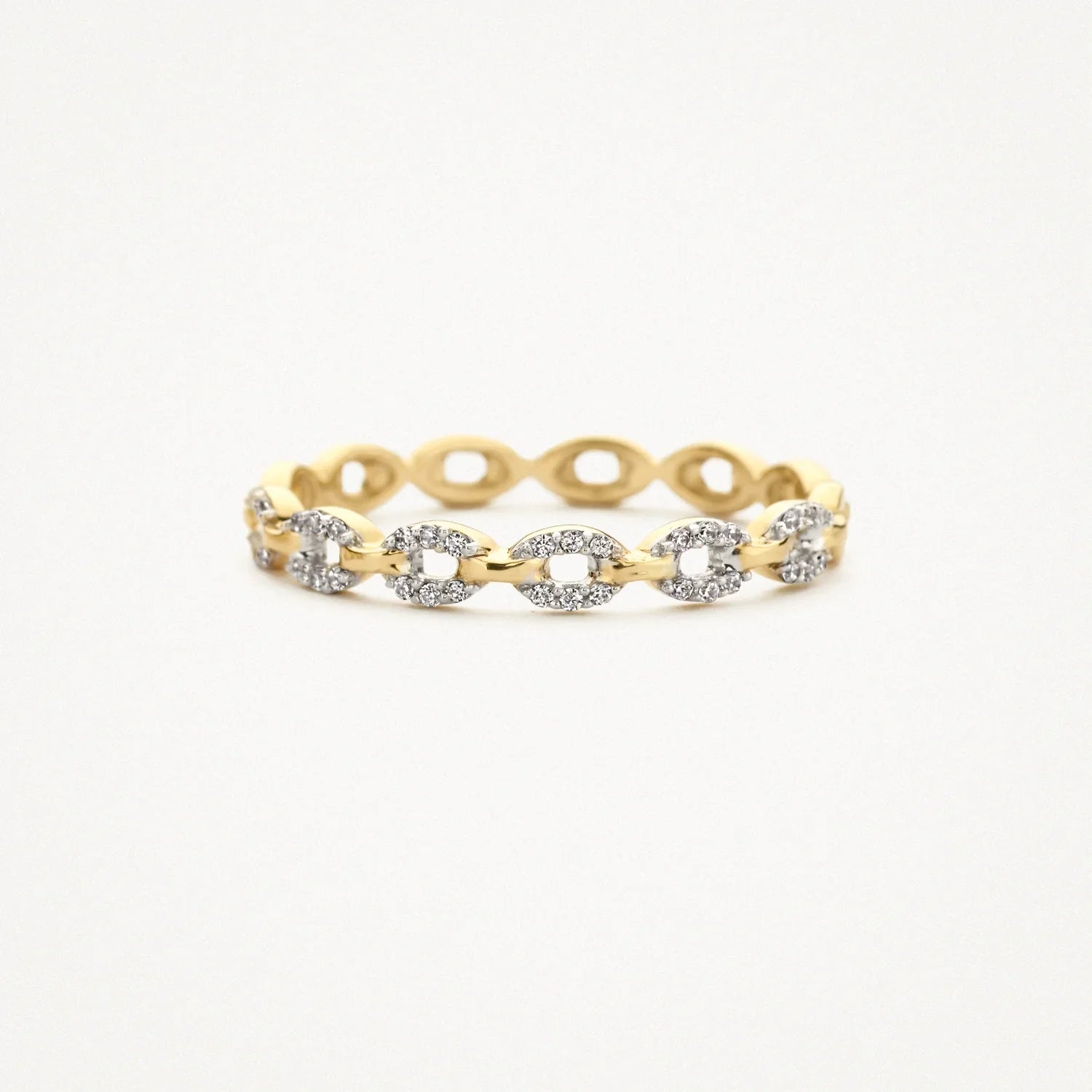 Blush Ring 1257BZI - (585er) Gelb- und Weissgold mit Zirkonia